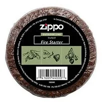 Шайба для розжига огня ZIPPO, изготовленная из воска и спрессованных кедровых опилок
