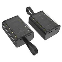 Внешний аккумулятор Courage, 5000 Mah, черный