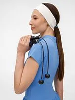 Беспроводная скакалка Silentino, черная с синим