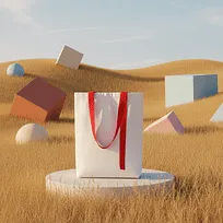 Сумка для покупок TAHOMA 270 г/м², красная