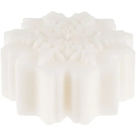 Свеча Snowflame 2, белая, 8 см