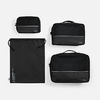 Дорожный набор сумок noJumble 4 в 1, черный