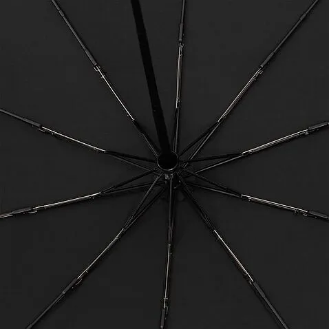 Зонт складной Cloudburst в подарочной упаковке, черный