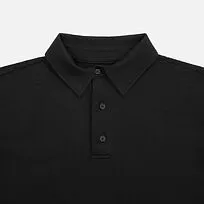 Рубашка поло унисекс Senti, черная