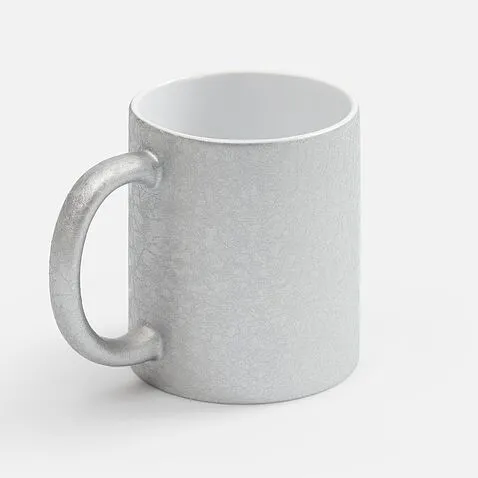 Кружка для сублимационной печати Sagredo, серебристая