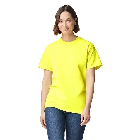 Футболка ULTRA COTTON, ЖЕЛТЫЙ НЕОН S