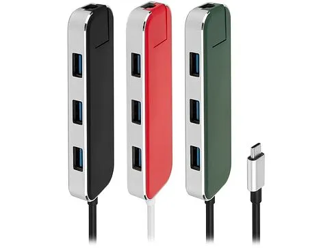 Хаб USB Rombica Type-C Chronos Green (Р)