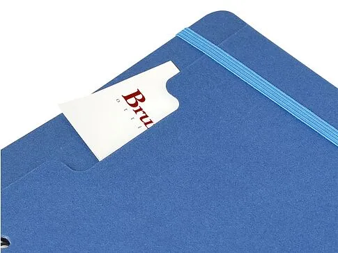 Ежедневник недатированный на гребне А5 Pragmatic, синий (Р)