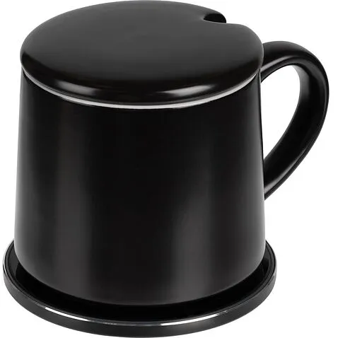 Кружка с подогревом и беспроводной зарядкой dualBase ver. 2.0 Matt, черная