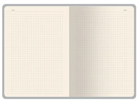 Бизнес-тетрадь А5 Pragmatic Contrast, 40 листов в клетку, черный с черным срезом