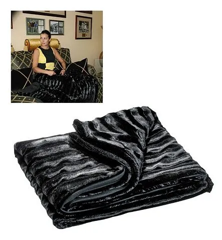 Плед большой 200х150см, черный Плед большой 200х150см, черный