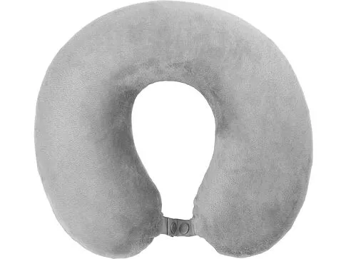 Подушка Basic из микрофибры с эффектом памяти U-shape, серый
