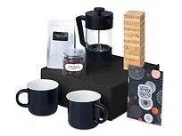 Подарочный набор Re:y. Together  с френчпрессом, кружками и дженгой