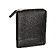 Кошелек BUGATTI Atlanta, на молнии, чёрный, натуральная воловья кожа, 10,5х2х13 см