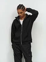 Толстовка унисекс на молнии Jelo, черная