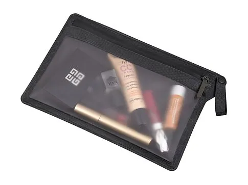 Органайзер On clouds двумя отделениями из нейлона 250х170 мм (в инд. пакетике), серый/черный