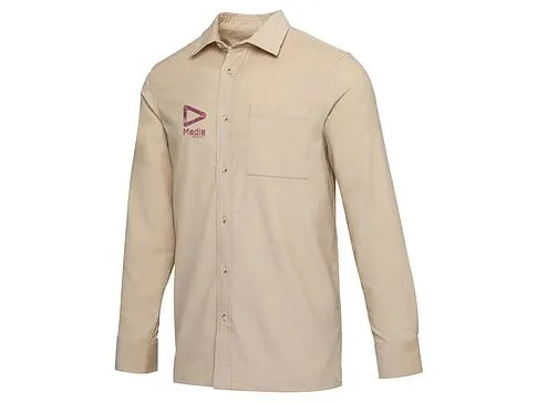 Alum вельветовая рубашка унисекс - Oatmeal