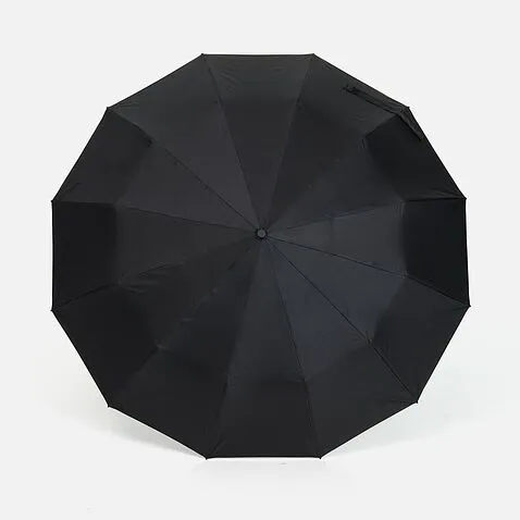Зонт складной с УФ-защитой Ribstar, черный