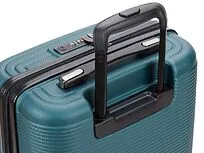 Чемодан TORBER Onego, зелёный, ABS-пластик, 59,5 х 39,5 х 24 см, 46 л