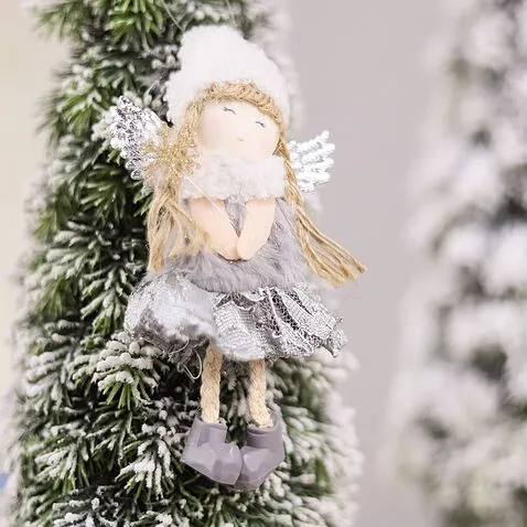 Новогоднее украшение рождественский ангел Свитс, серый Новогоднее украшение рождественский ангел Свитс, серый