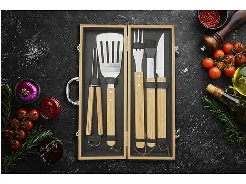 Churras Набор для барбекю из 5 предметов, natural