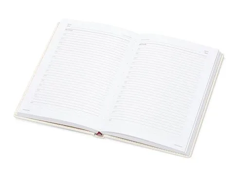 Ежедневник недатированный А5 Velvet, белый (Р)