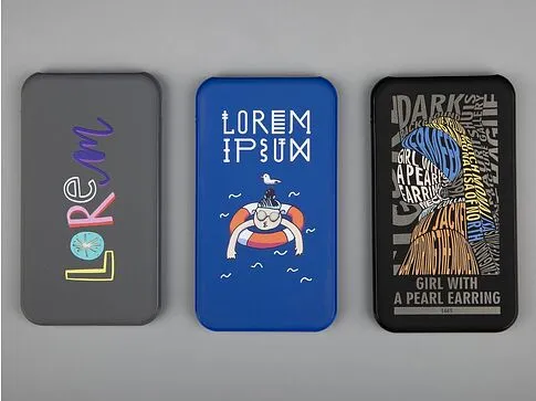 Аккумулятор Uniscend Starry с подсветкой, 5000 мАч, черный