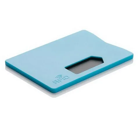 Кардхолдер с RFID защитой от радиочастотного сканирования, P820-325, голубой