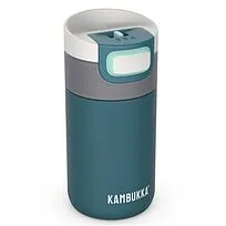 Термокружка из нержавеющей стали Kambukka Etna Deep Teal, 300 мл с двойными стенками и вакуумной изоляцией, синий