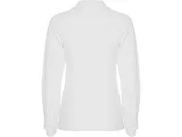 Рубашка поло Estrella женская с длинным рукавом, белый