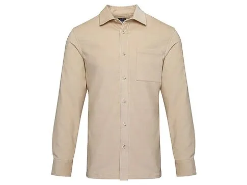 Alum вельветовая рубашка унисекс - Oatmeal