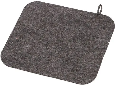 Банный набор из шапки, рукавицы и коврика Calm, серый