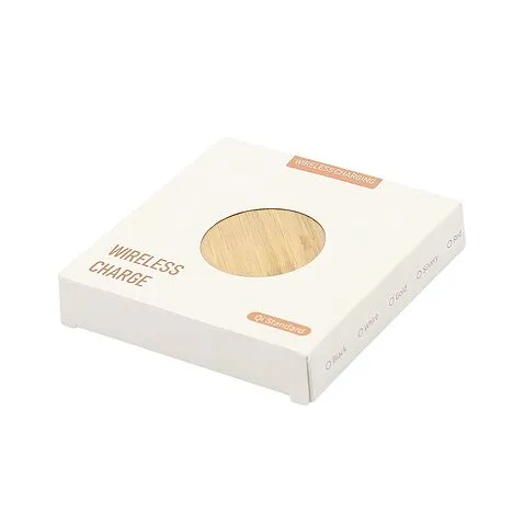 Беспроводное зарядное устройство Bamby 10W, натуральный