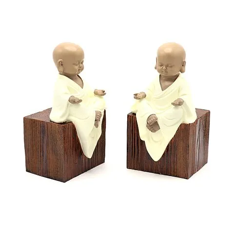 Набор статуэток  quot;Маленькие монахи quot;, подставка для книг
