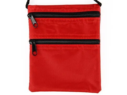 Нагрудный кошелек Путешествие, красный