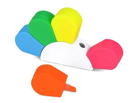 Маркер Цветок 5-цветный на водной основе