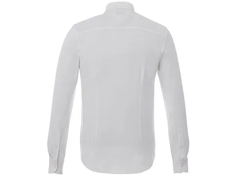 Мужская рубашка Bigelow из пике с длинным рукавом, белый