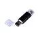 USB-флешка на 32 Гб c двумя дополнительными разъемами MicroUSB и TypeC, черный