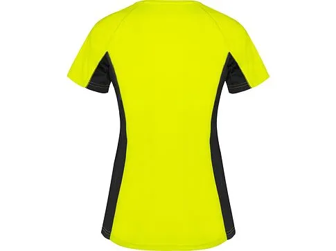 Футболка Shanghai женская, неоновый желтый/черный
