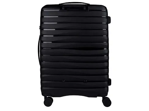 Чемодан Eberhart Dune средний М полипропилен черный 46D-009-424