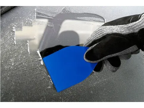 Скребок для льда Chilly 2.0 из переработанного ПЭТ, ярко-синий