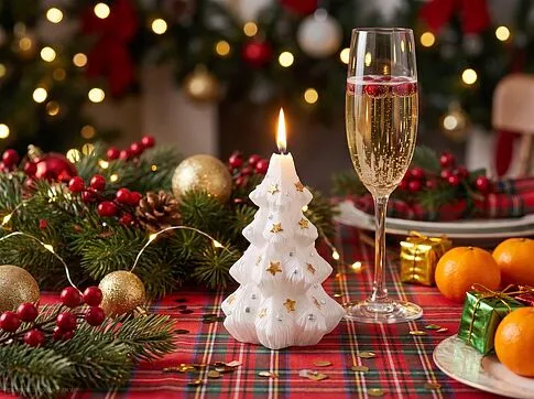 Свеча Christmas Twinkle, елочка