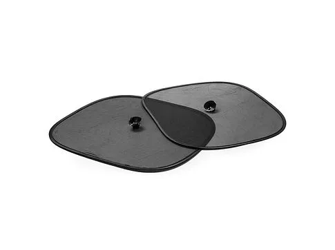 Набор MACK из 2 складных солнцезащитных шторок для окон, черный