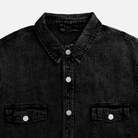 Куртка джинсовая O3, черная