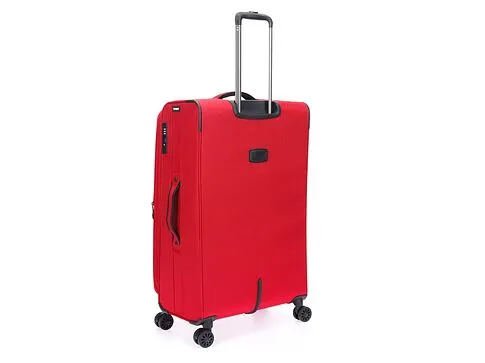 Чемодан TORBER БРОСНО, красный, нейлон 600D, 48 х 30 х 78 см, 85 л