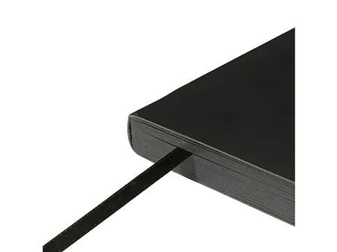 Скетчбук Sketch & Art в мягком переплете 210х140 мм, 48 л. черной бумаги 200 гр., черный