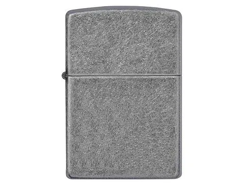 Зажигалка ZIPPO Classic с покрытием ™Plate, латунь/сталь, серебристая, матовая, 38x13x57 мм