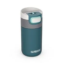 Термокружка из нержавеющей стали Kambukka Etna Deep Teal, 300 мл с двойными стенками и вакуумной изоляцией, синий