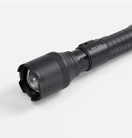 Фонарь аккумуляторный с фокусировкой луча FarSee, черный