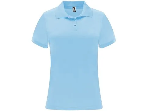 Рубашка поло женская Monzha, небесно-голубой
